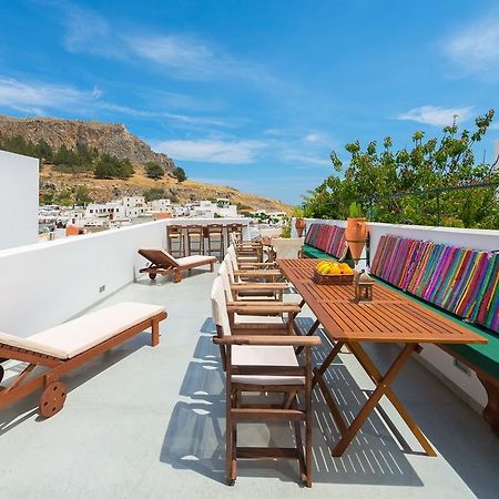 Villa Eftihia In Lindos Экстерьер фото