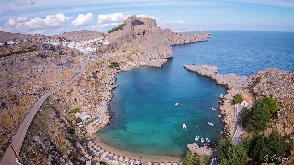 Villa Eftihia In Lindos Экстерьер фото