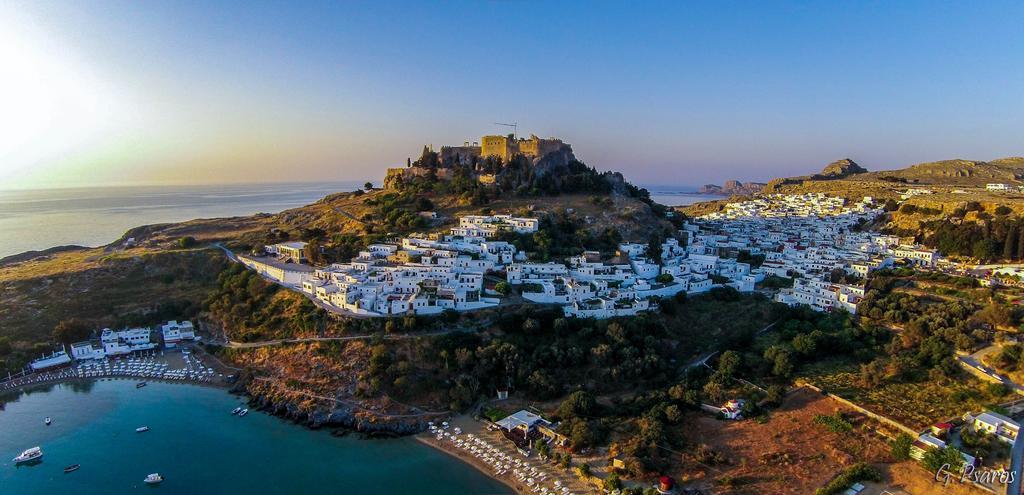 Villa Eftihia In Lindos Экстерьер фото