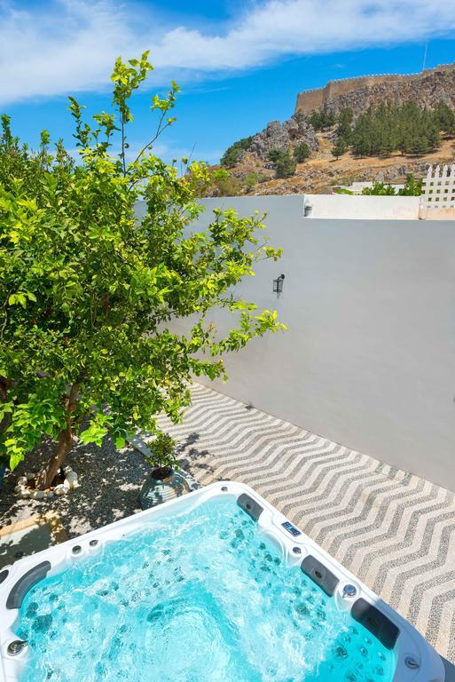 Villa Eftihia In Lindos Экстерьер фото