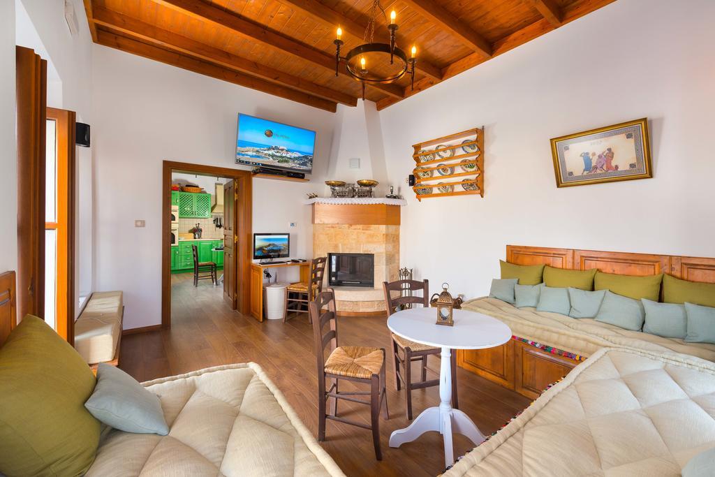 Villa Eftihia In Lindos Экстерьер фото